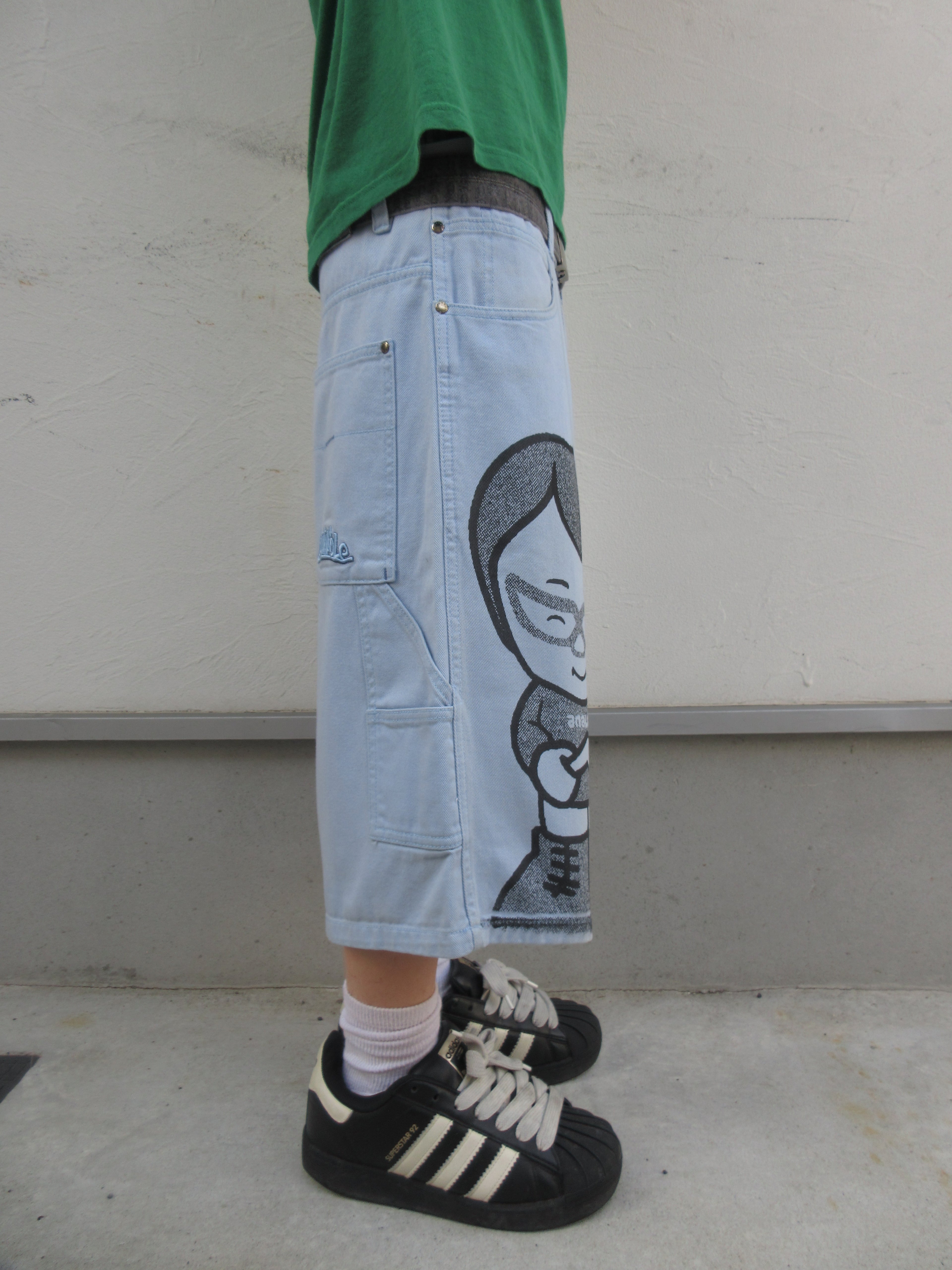 90~00s SOUTHPOLE × ANRGRNY Super Baggy Denim Shorts