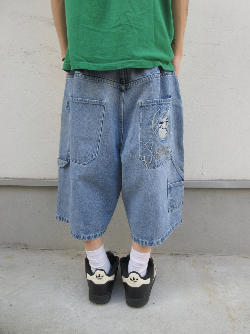 90~00s SOUTHPOLE × ANRGRNY Super Baggy Denim Shorts
