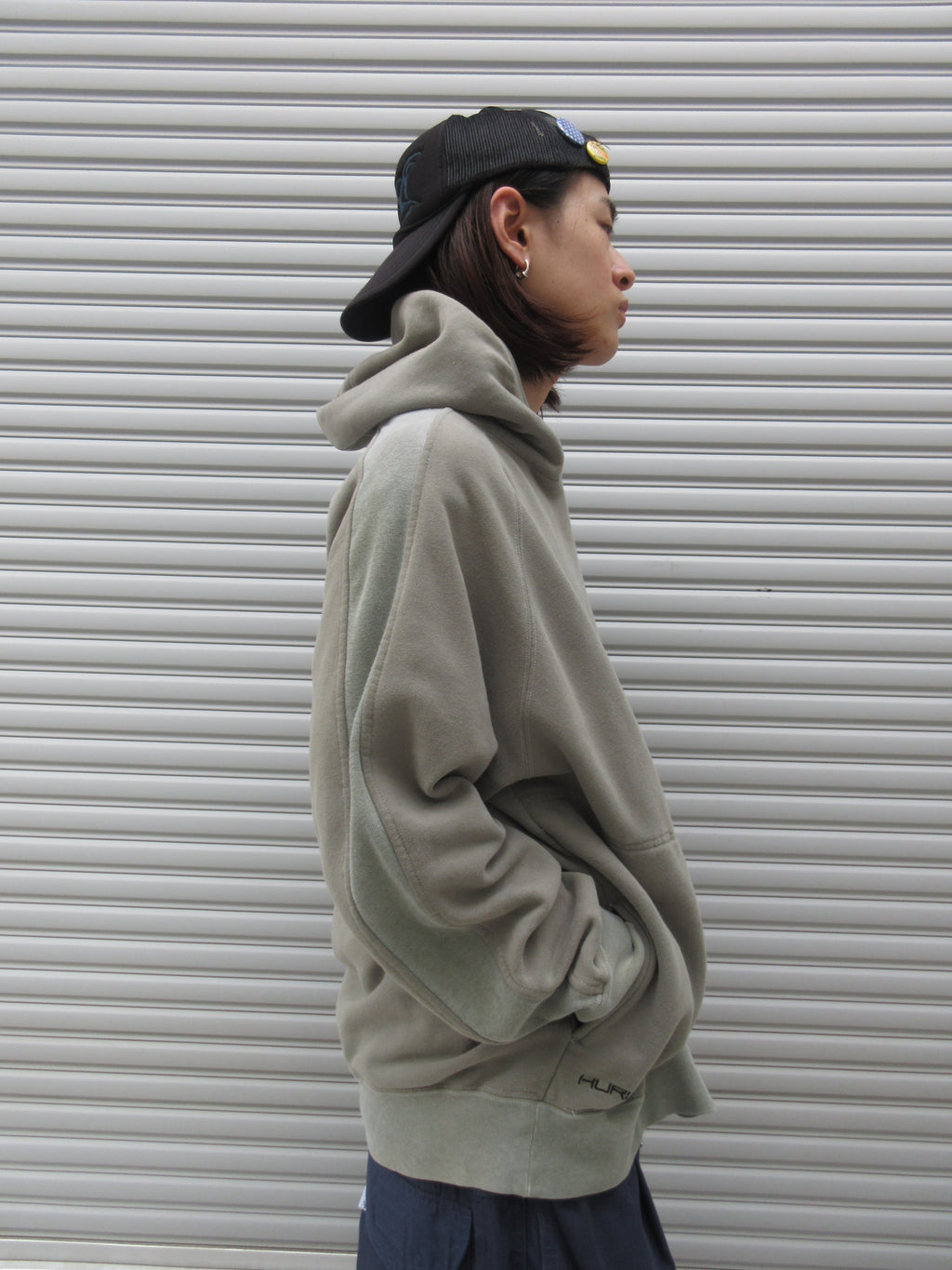 00s HURLEY Design Logo Hoodie