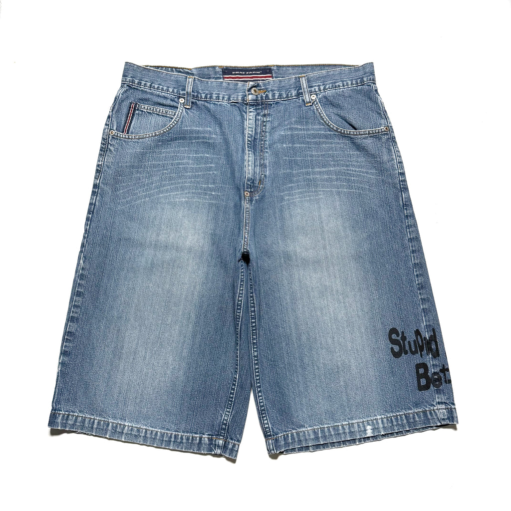90~00s PHAT FARM × ANRGRNY Super Baggy Denim Shorts
