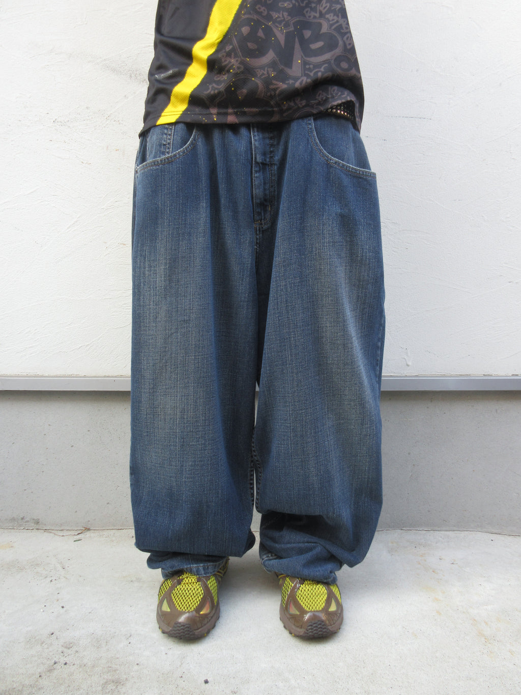 00s Anchor Blue BAGGY Denim