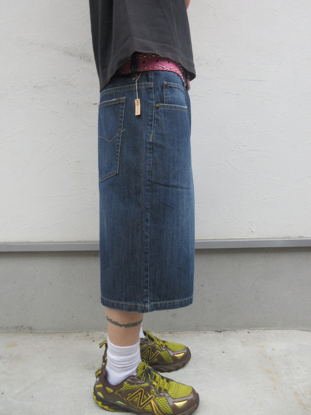 00s Anchor Blue BAGGY Denim Shorts