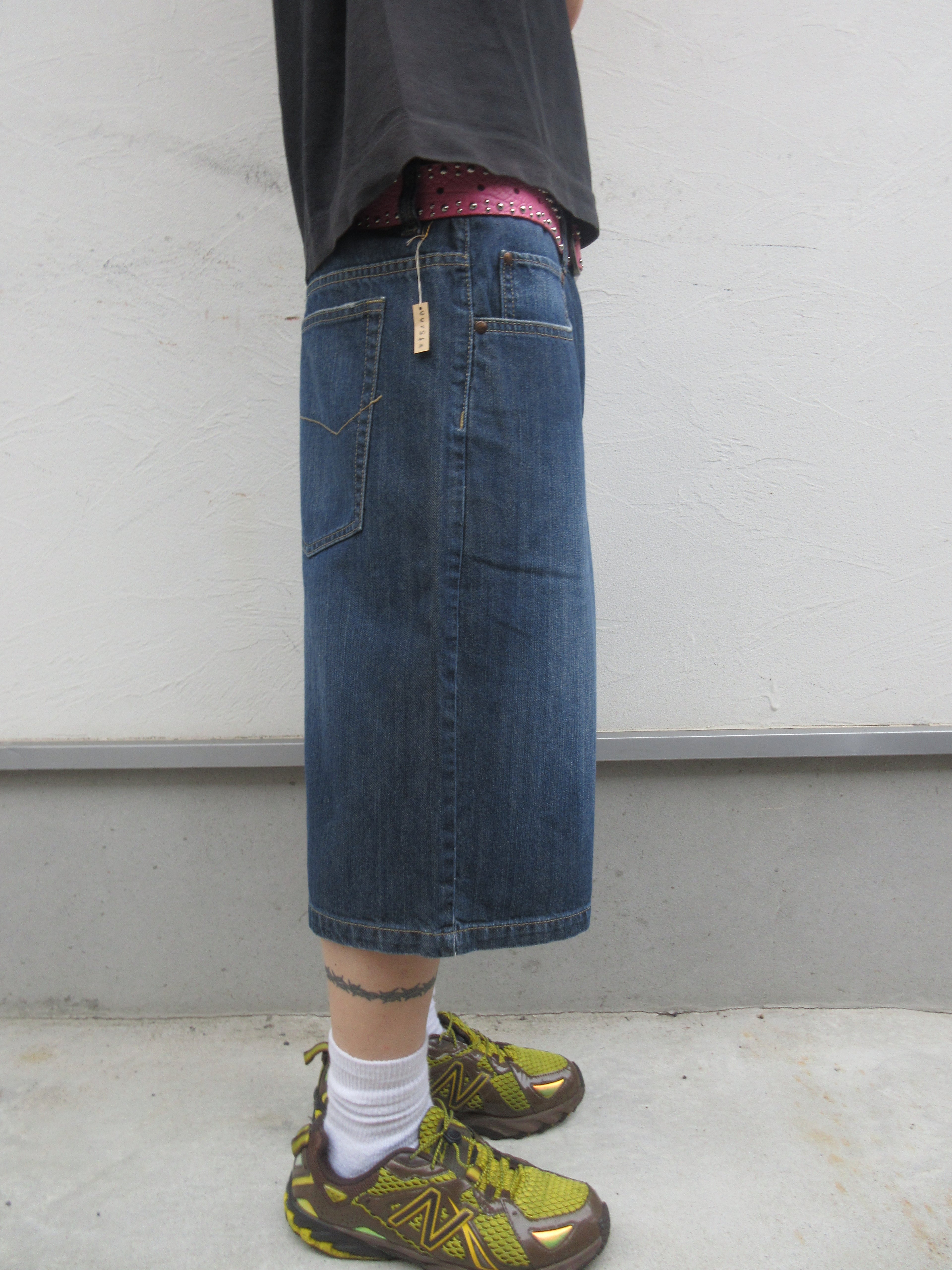 00s Anchor Blue BAGGY Denim Shorts