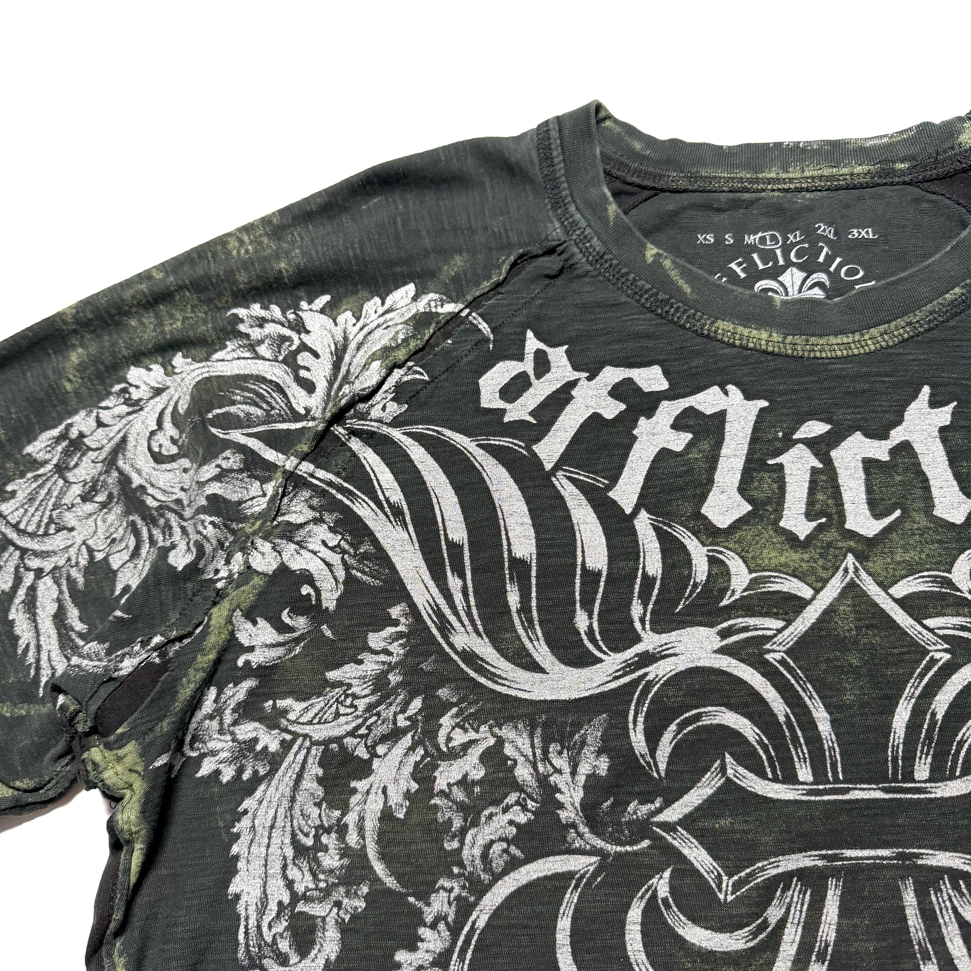 00s AFFLICTION Design L/S Tee