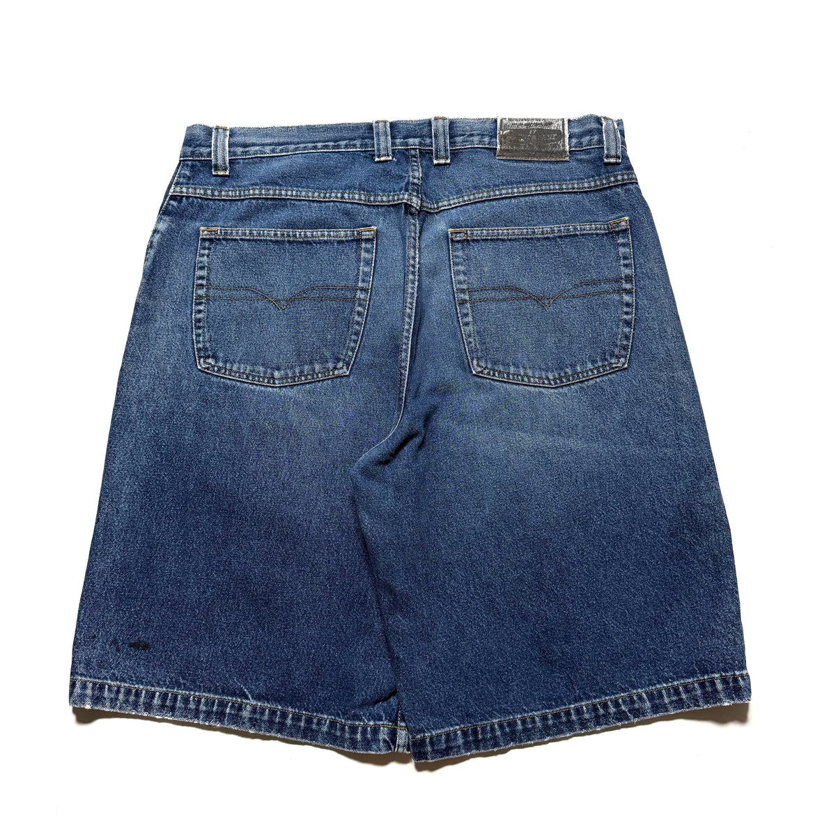 90~00s Anchor Blue BAGGY Jorts