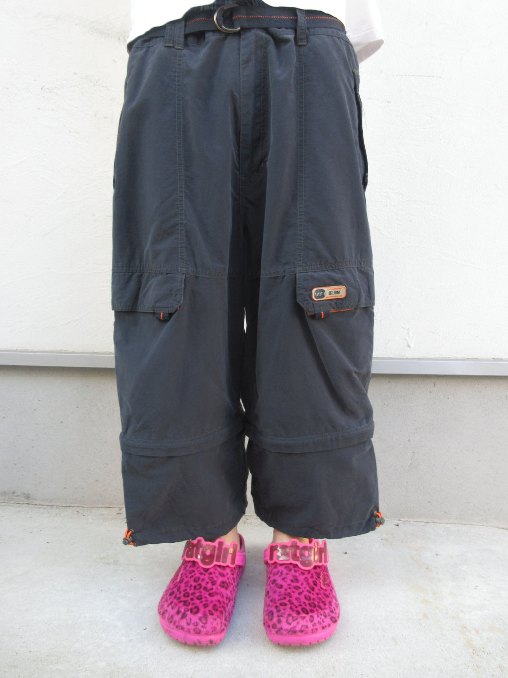 00s WEAR FIRST Super Baggy Convertible Cropped Shorts