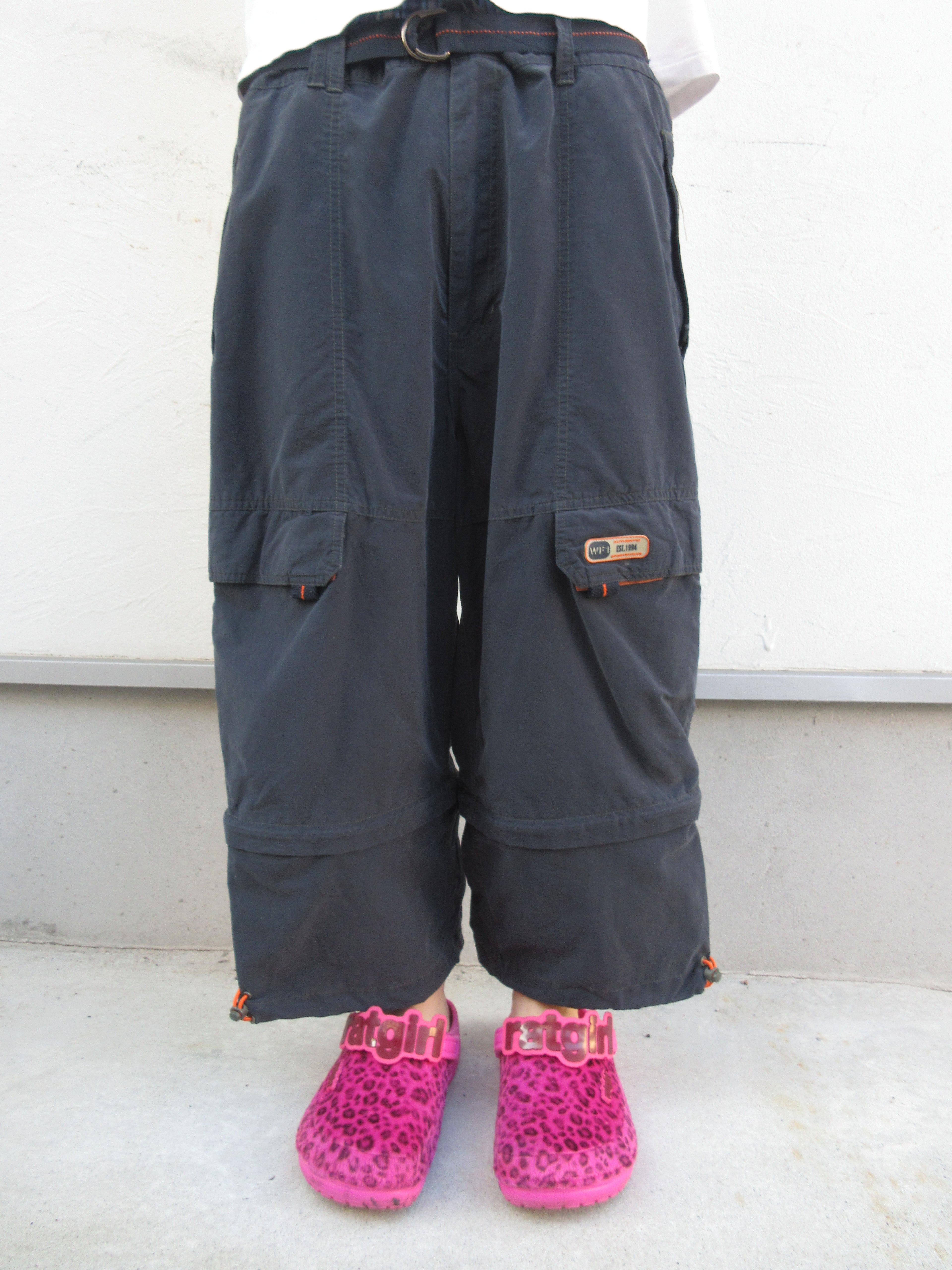 00s WEAR FIRST Super Baggy Convertible Cropped Shorts
