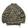 90~00s NO BOUNDARIES Half Zip Camo Sweat Shirts