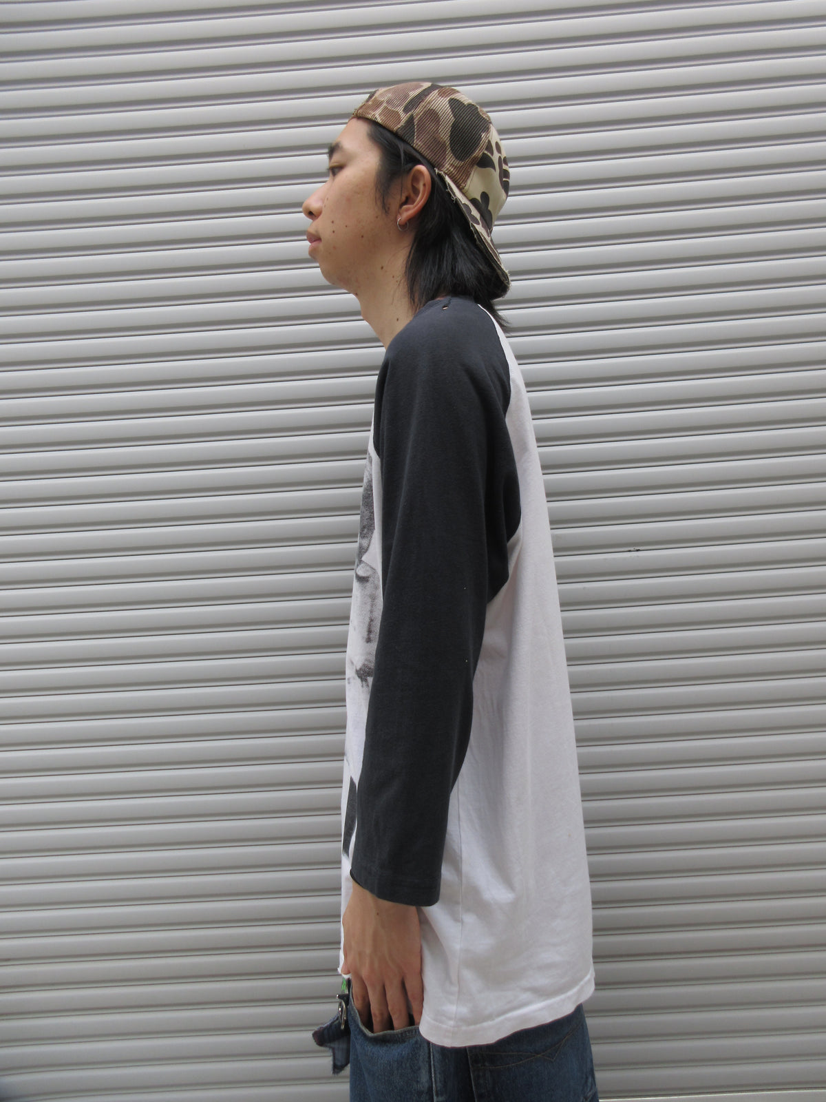 00s STUSSY Kids Photo Raglan Tee