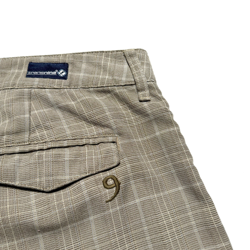 00s Trance Nine Baggy Check Shorts