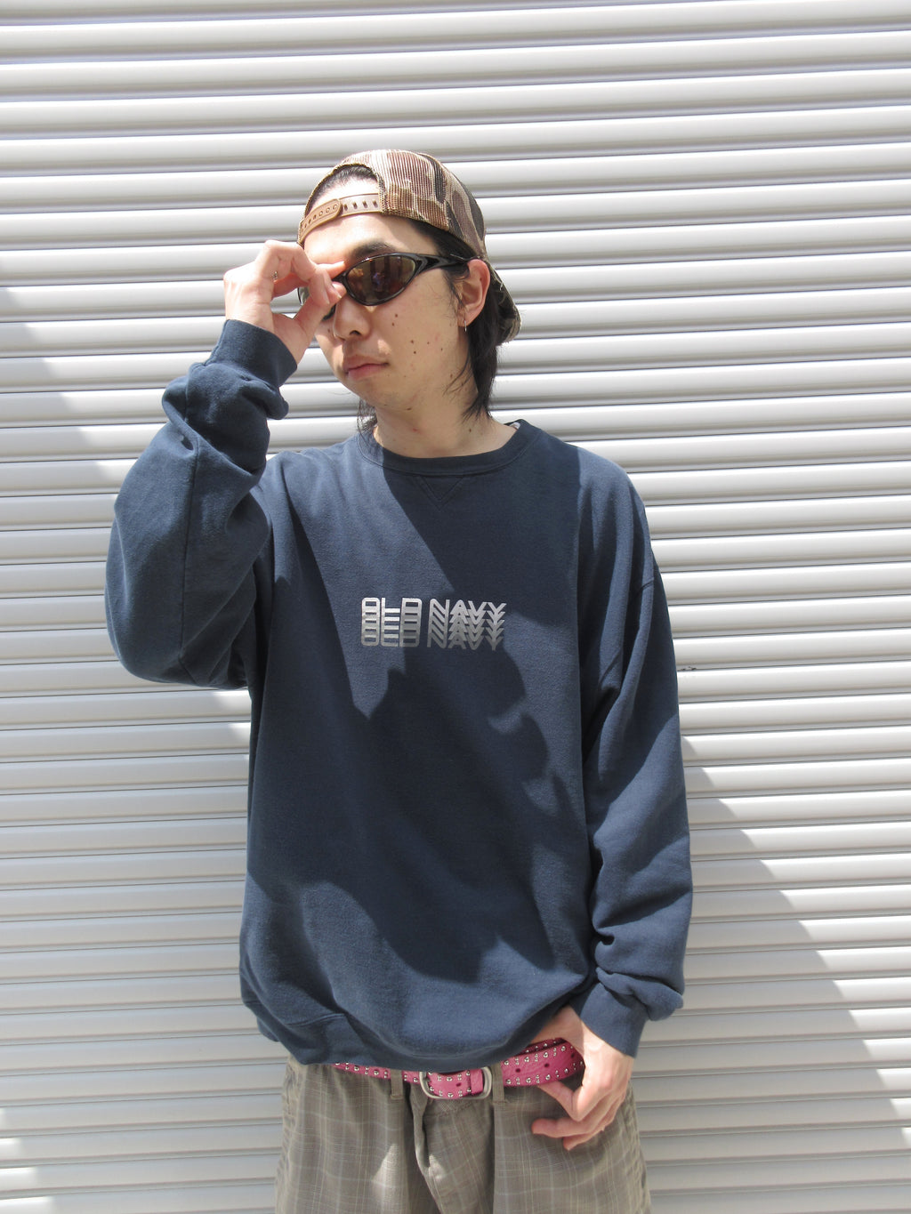 00s OLD NAVY Logo Graphic Sweatshirts