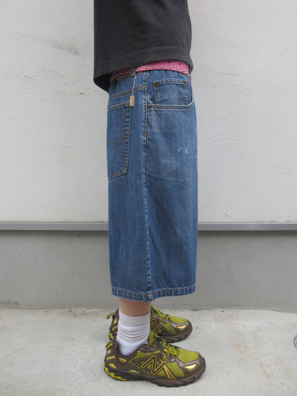 00s Anchor Blue BAGGY Denim Shorts