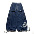 90~00s KIK WEAR Super Baggy Rave Pants