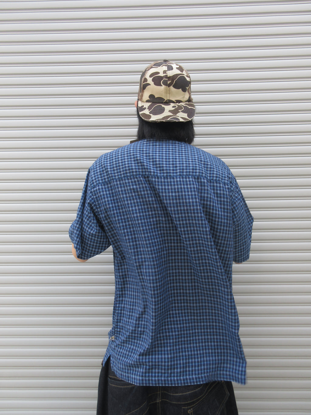 00s Anchor Blue Check S/S Shirts