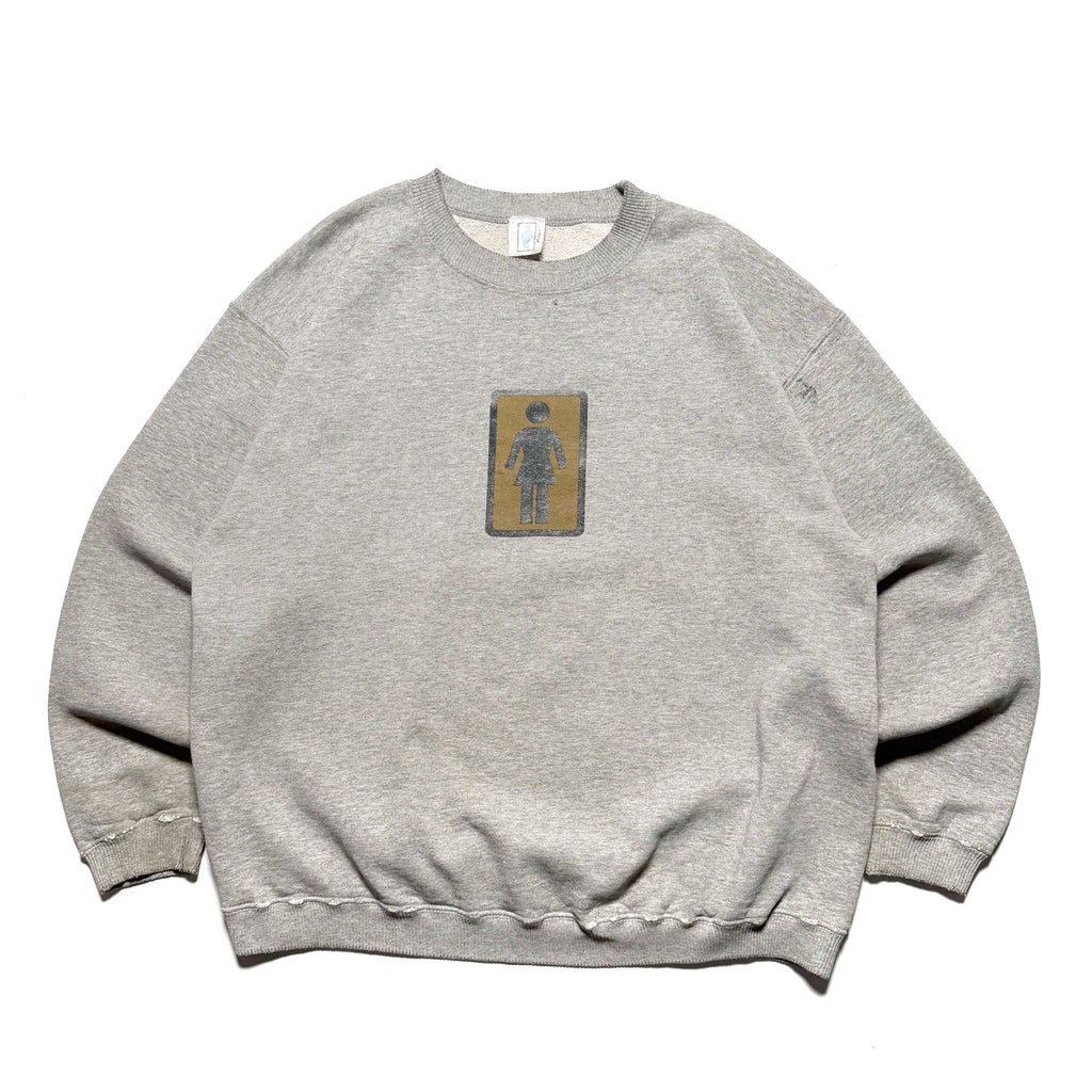 90s GIRL SKATEBOARDS Logo Sweatshirts