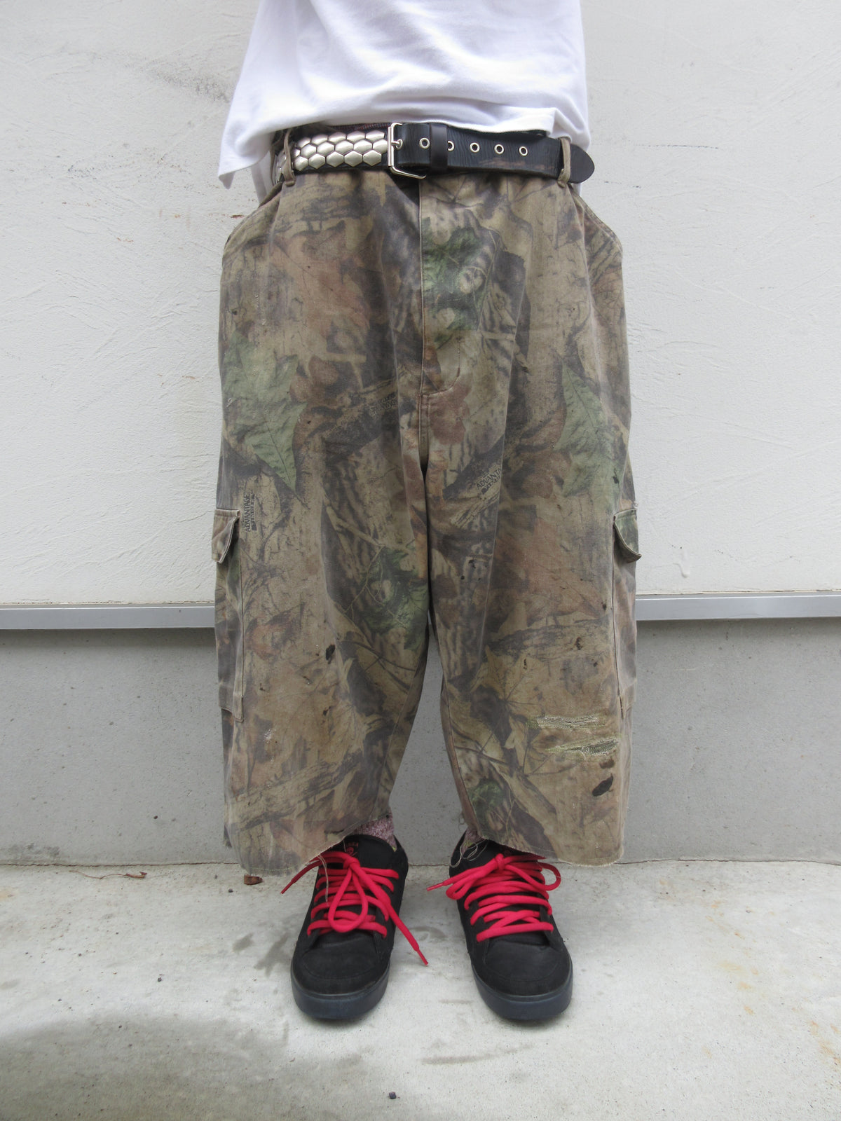 00s UNKNOWN Tree Camo Baggy Cargo Shorts