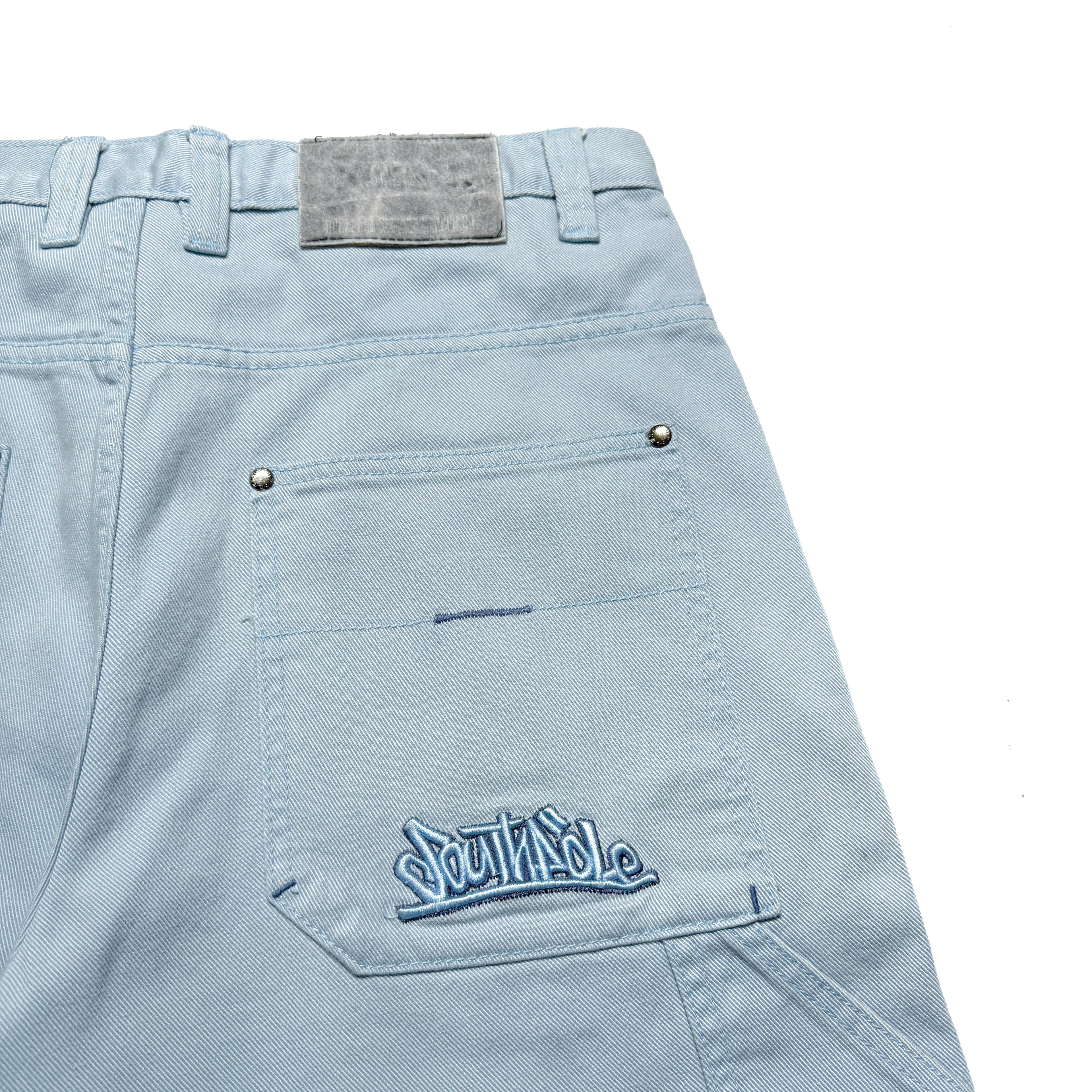 90~00s SOUTHPOLE × ANRGRNY Super Baggy Denim Shorts