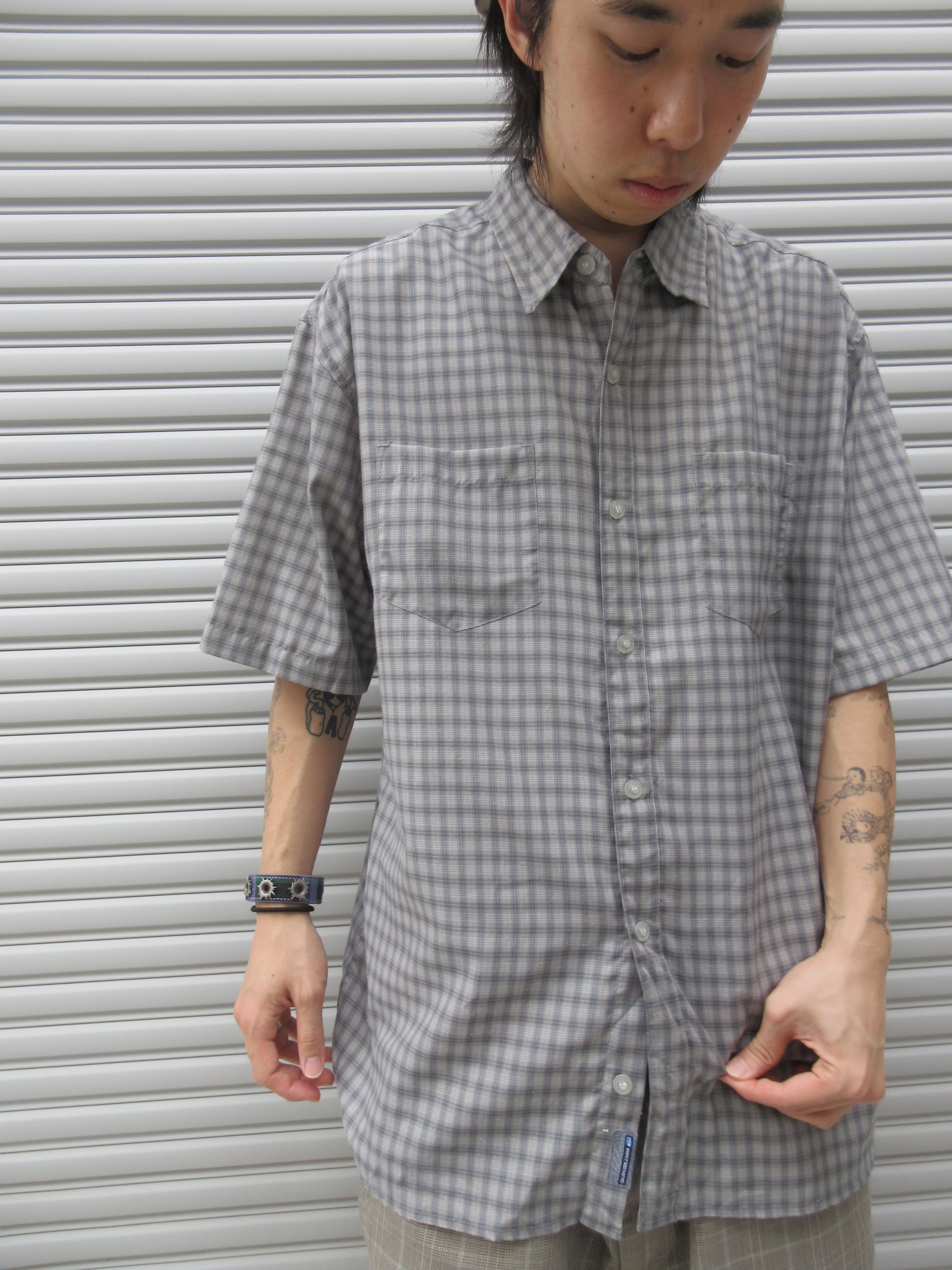 00s QUIKSILVER Check S/S Shirts
