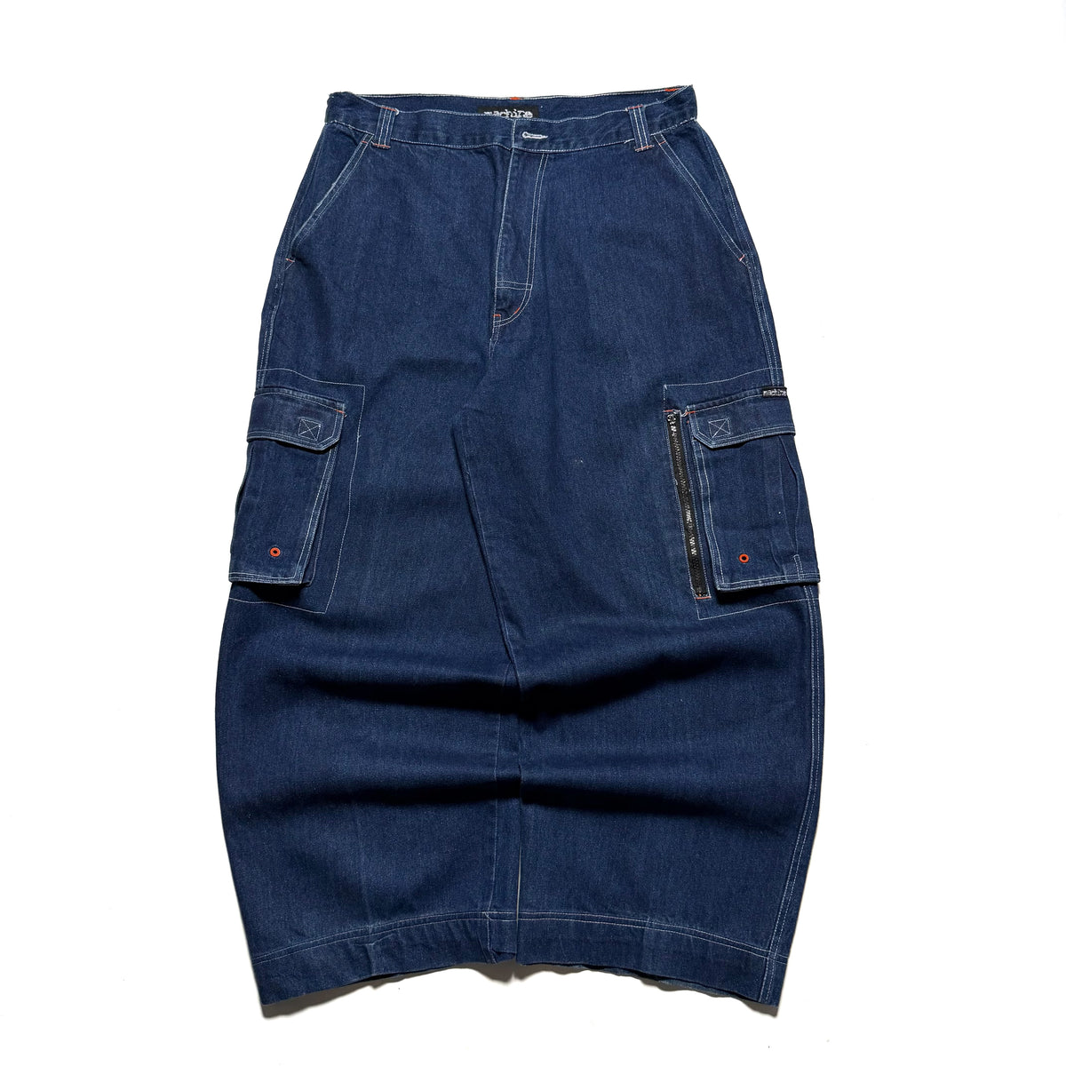 90s MACHINE Super Baggy Cargo Denim