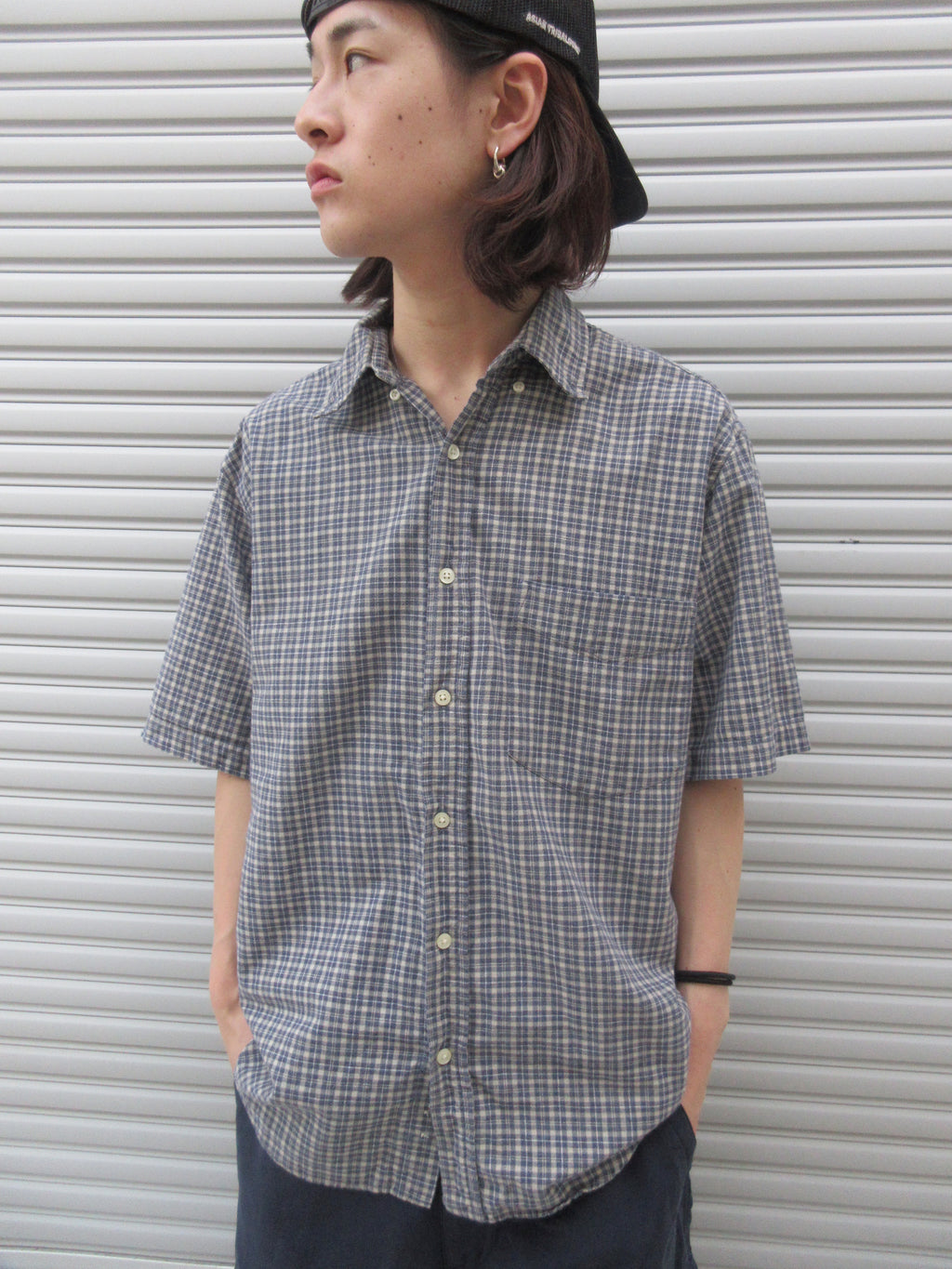 00s OLD NAVY Check S/S Shirts