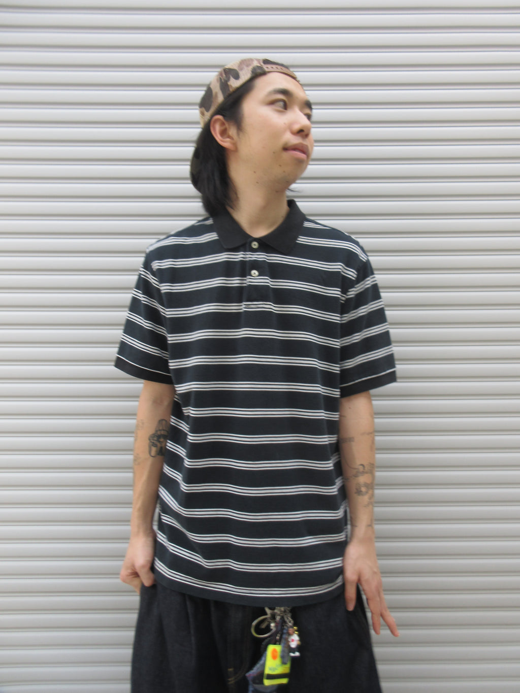 00s MERONA Border Polo Shirts