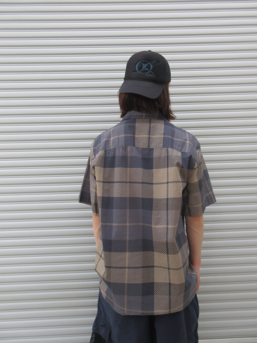 00s ENJOI Design Check S/S Shirts