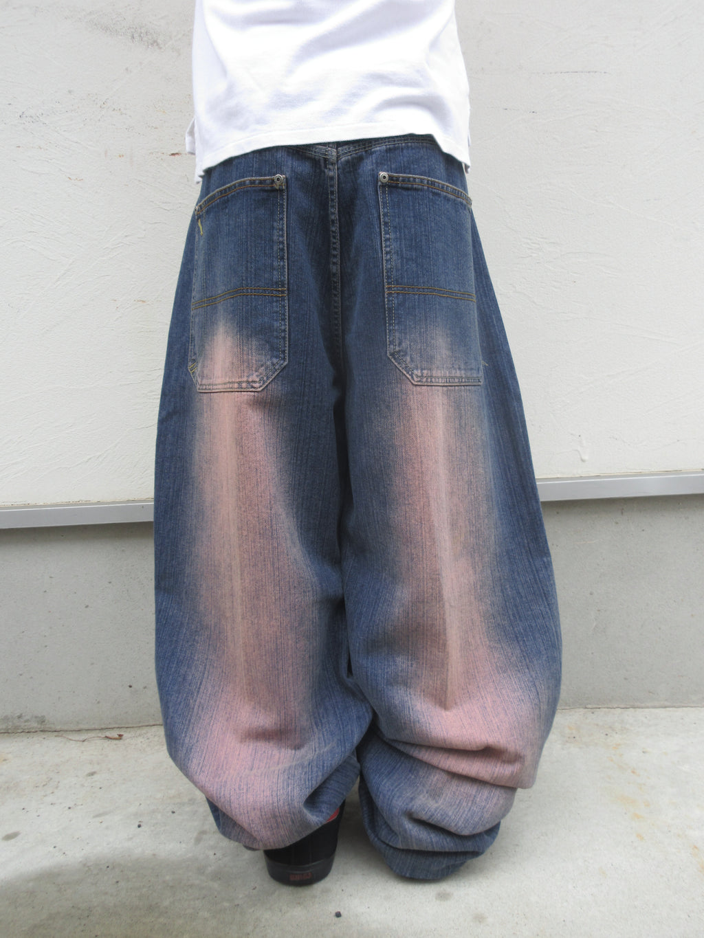 00s STUB JEANS Baggy Denim