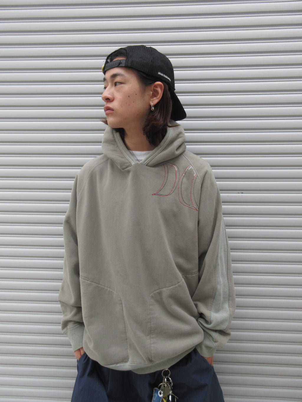 00s HURLEY Design Logo Hoodie