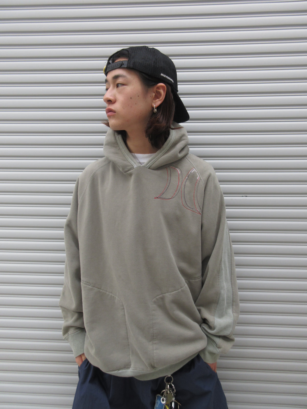 00s HURLEY Design Logo Hoodie