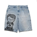 90~00s SOUTHPOLE × ANRGRNY Super Baggy Denim Shorts