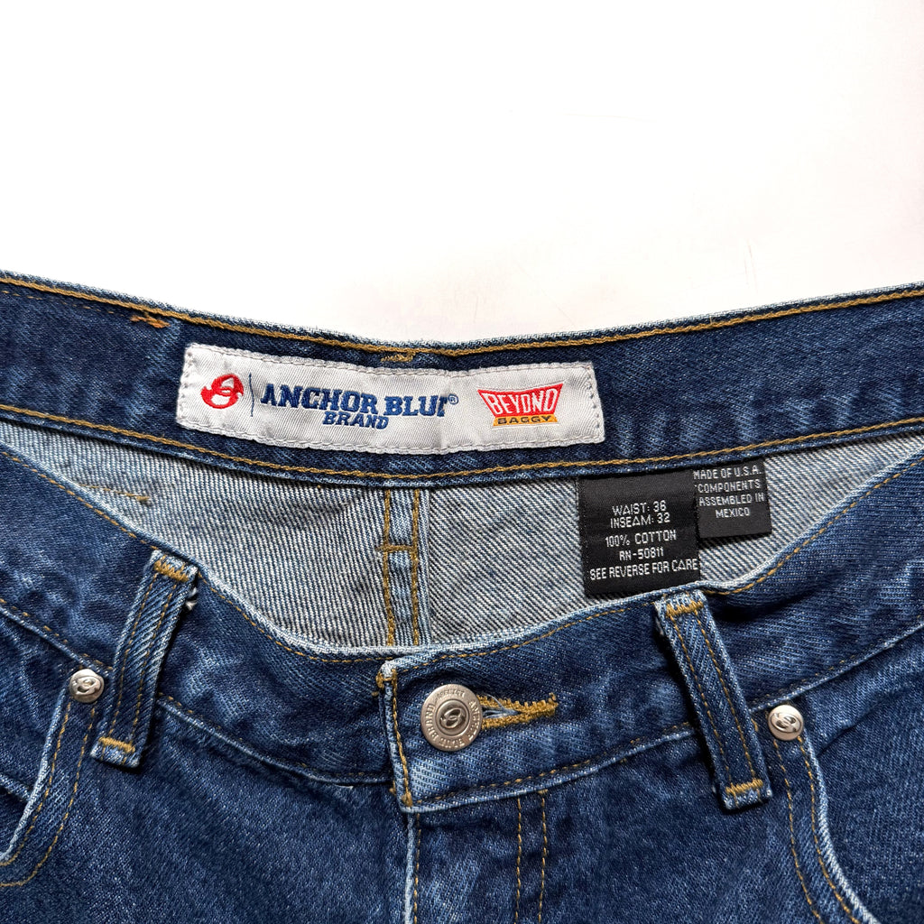 00s Anchor Blue BEYOND BAGGY Denim