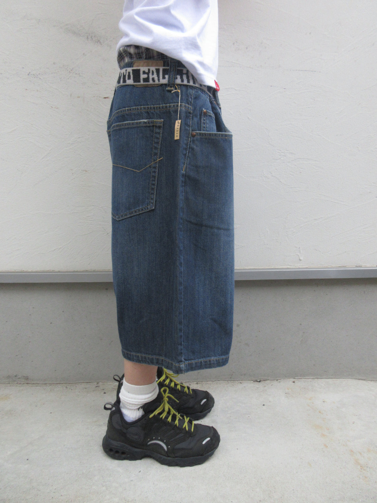 00s Anchor Blue BAGGY Denim Shorts