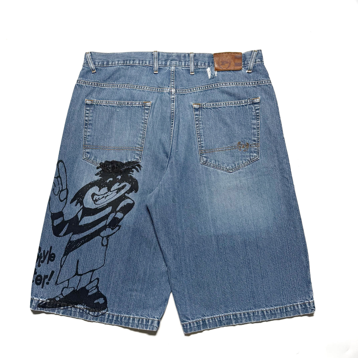 90~00s PHAT FARM × ANRGRNY Super Baggy Denim Shorts