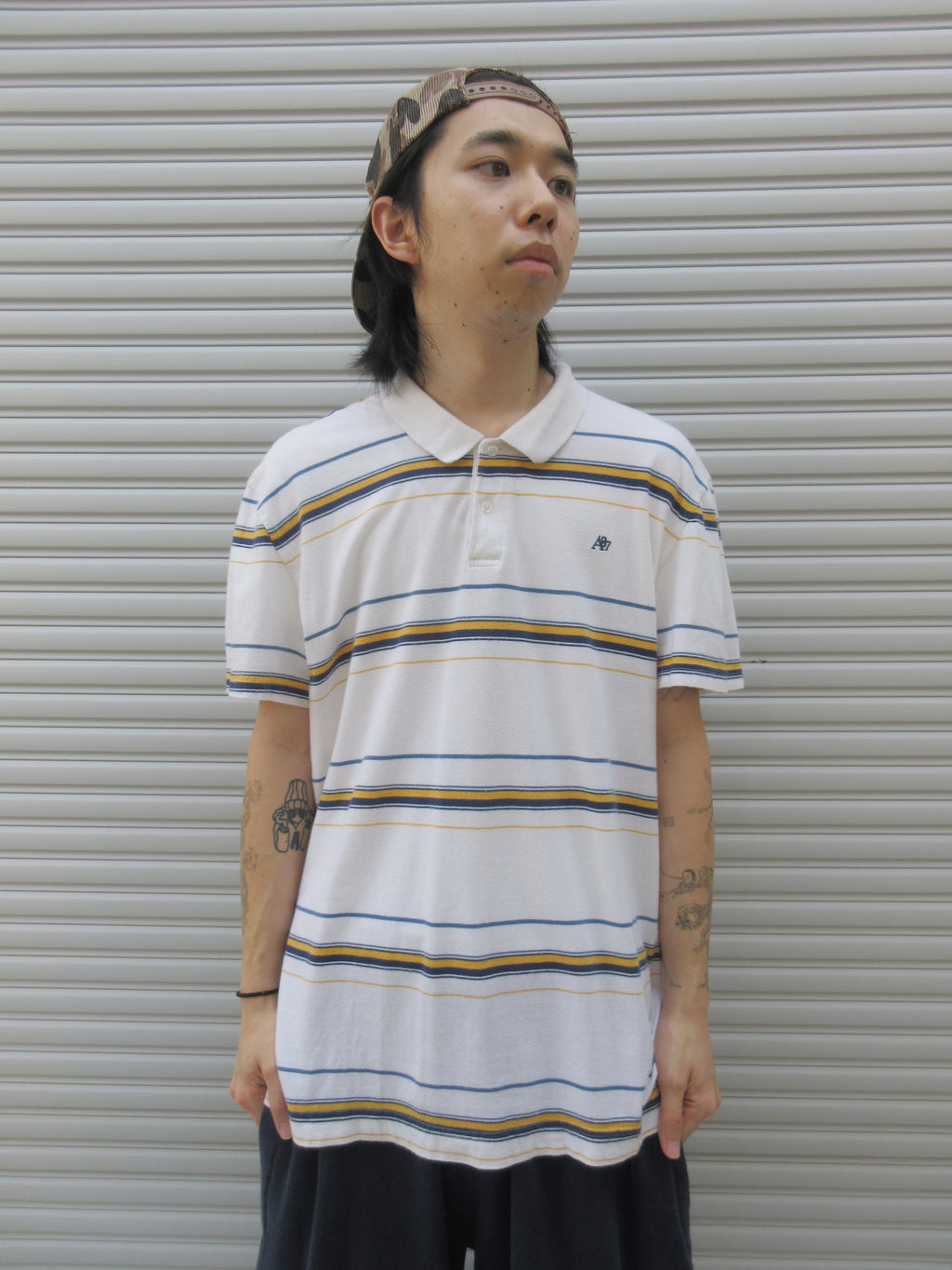 00s AEROPOSTALE Border Polo