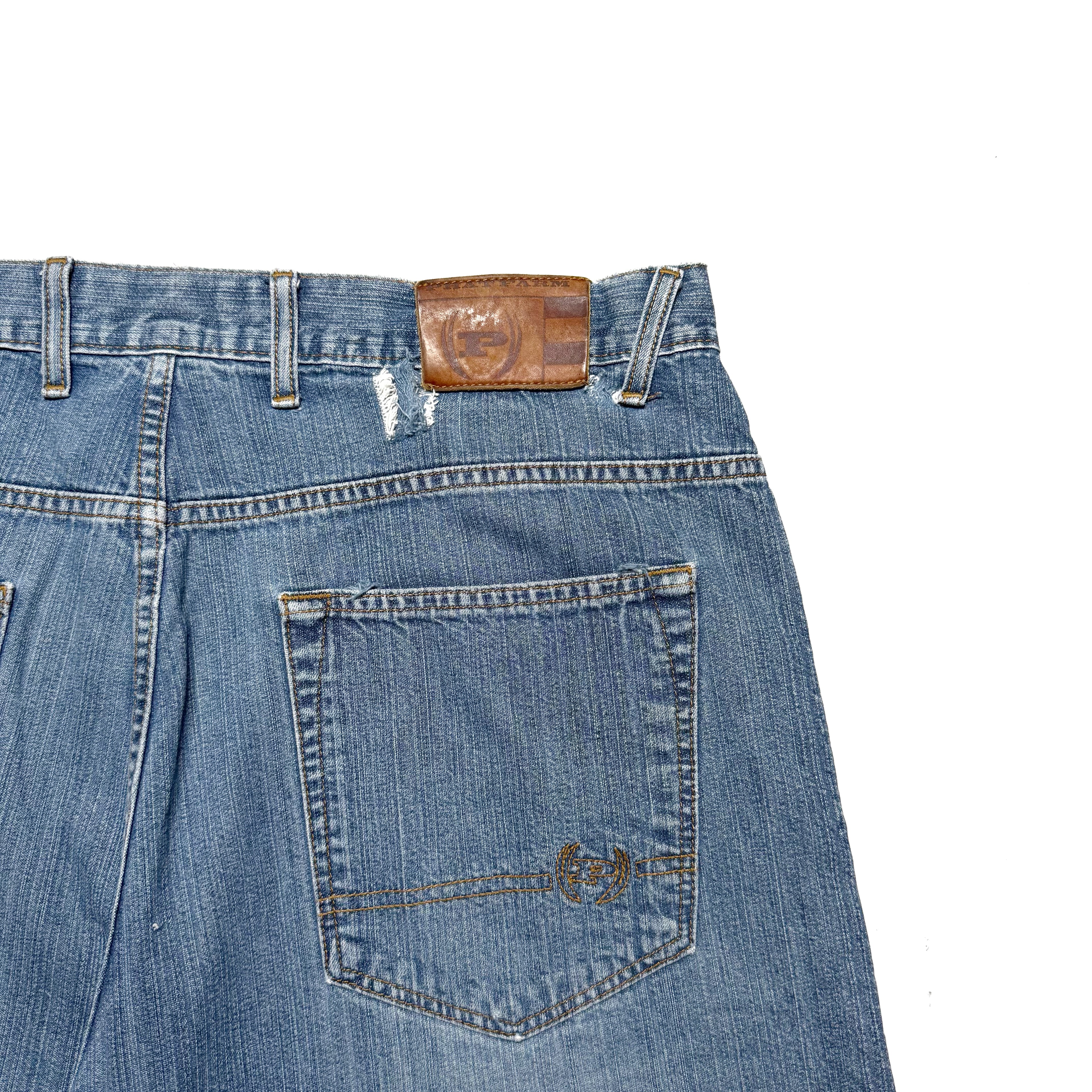 90~00s PHAT FARM × ANRGRNY Super Baggy Denim Shorts