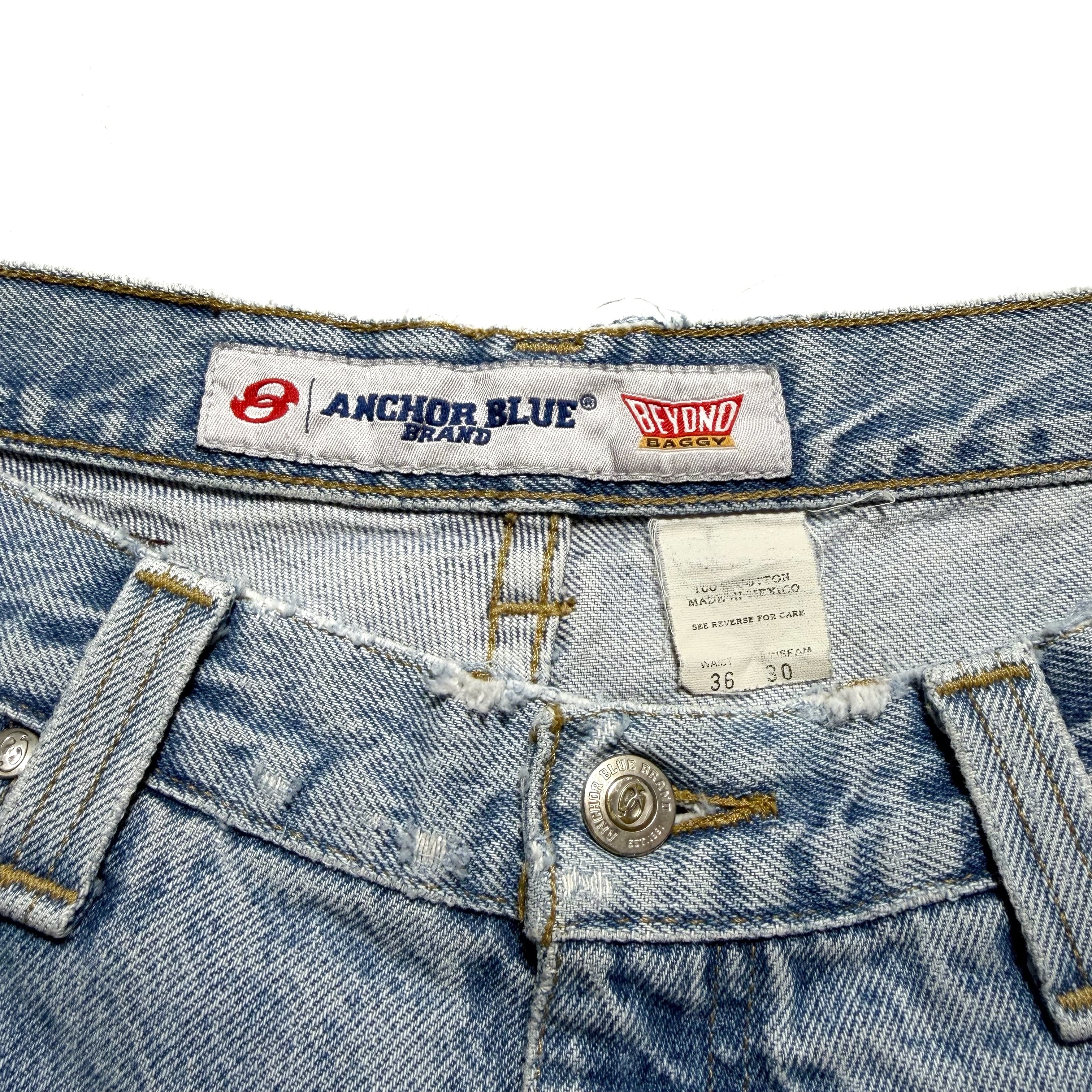 00s Anchor Blue BEYOND BAGGY Denim