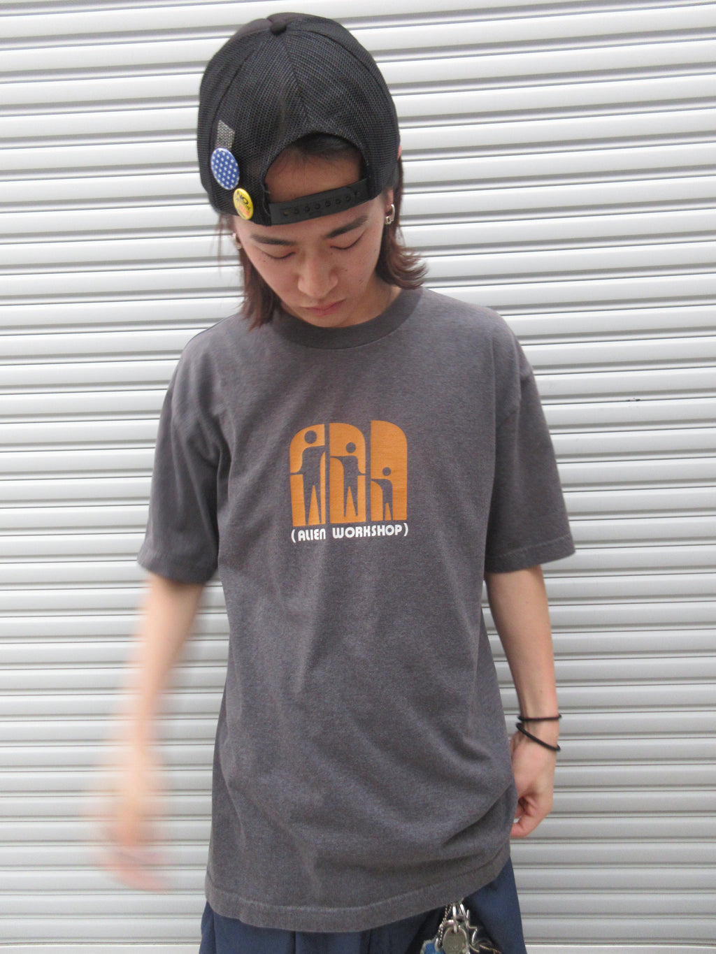 00s Alien Work Shop Logo Graphic Tee