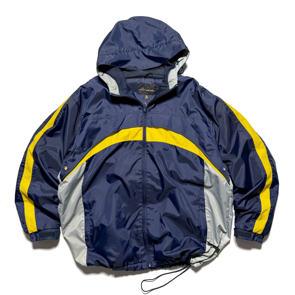 00s NO BOUNDARIES Design Nylon Jacket