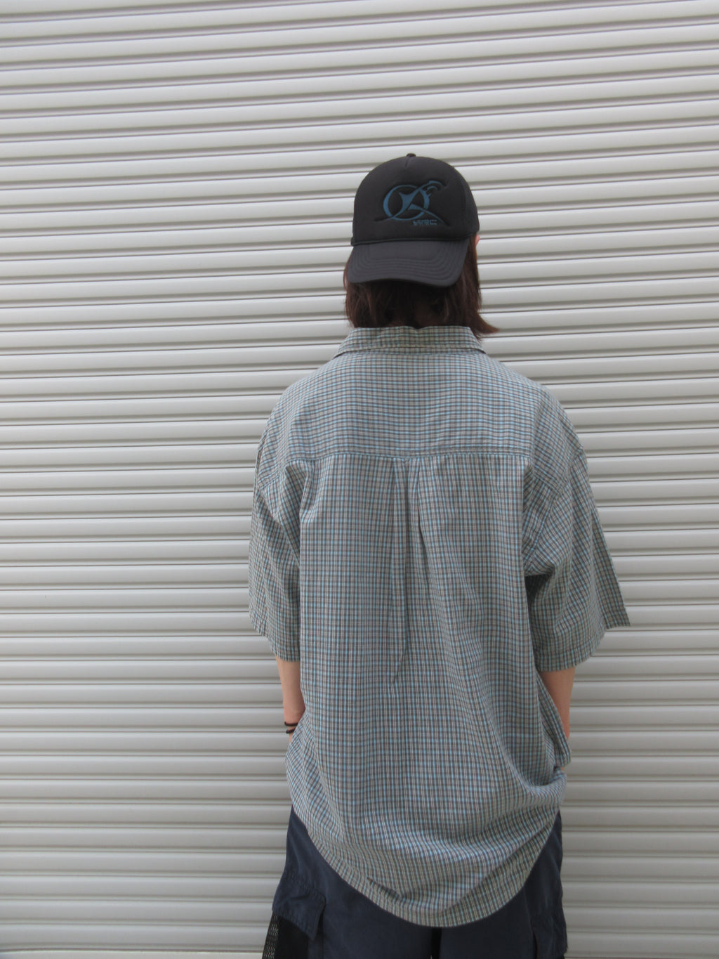 00s Anchor Blue Check S/S Shirts