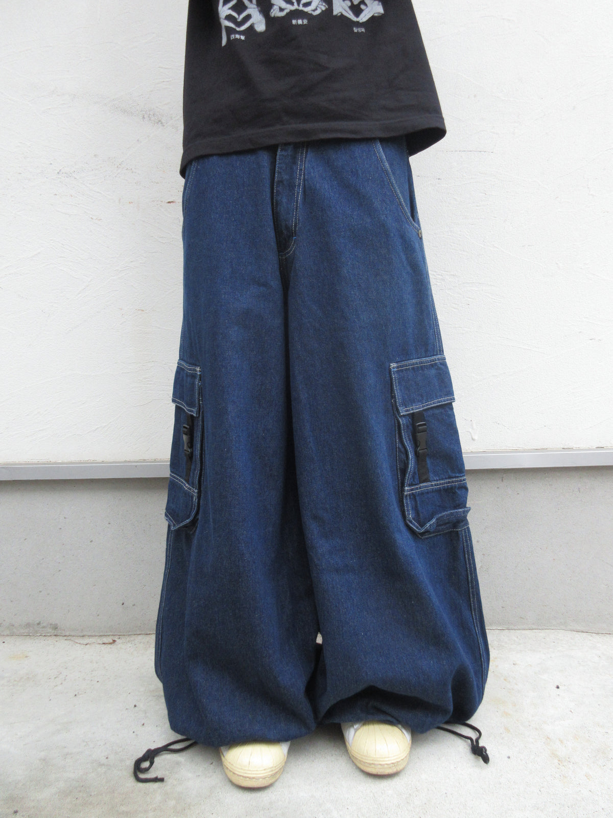 90~00s KIK WEAR Super Baggy Rave Pants