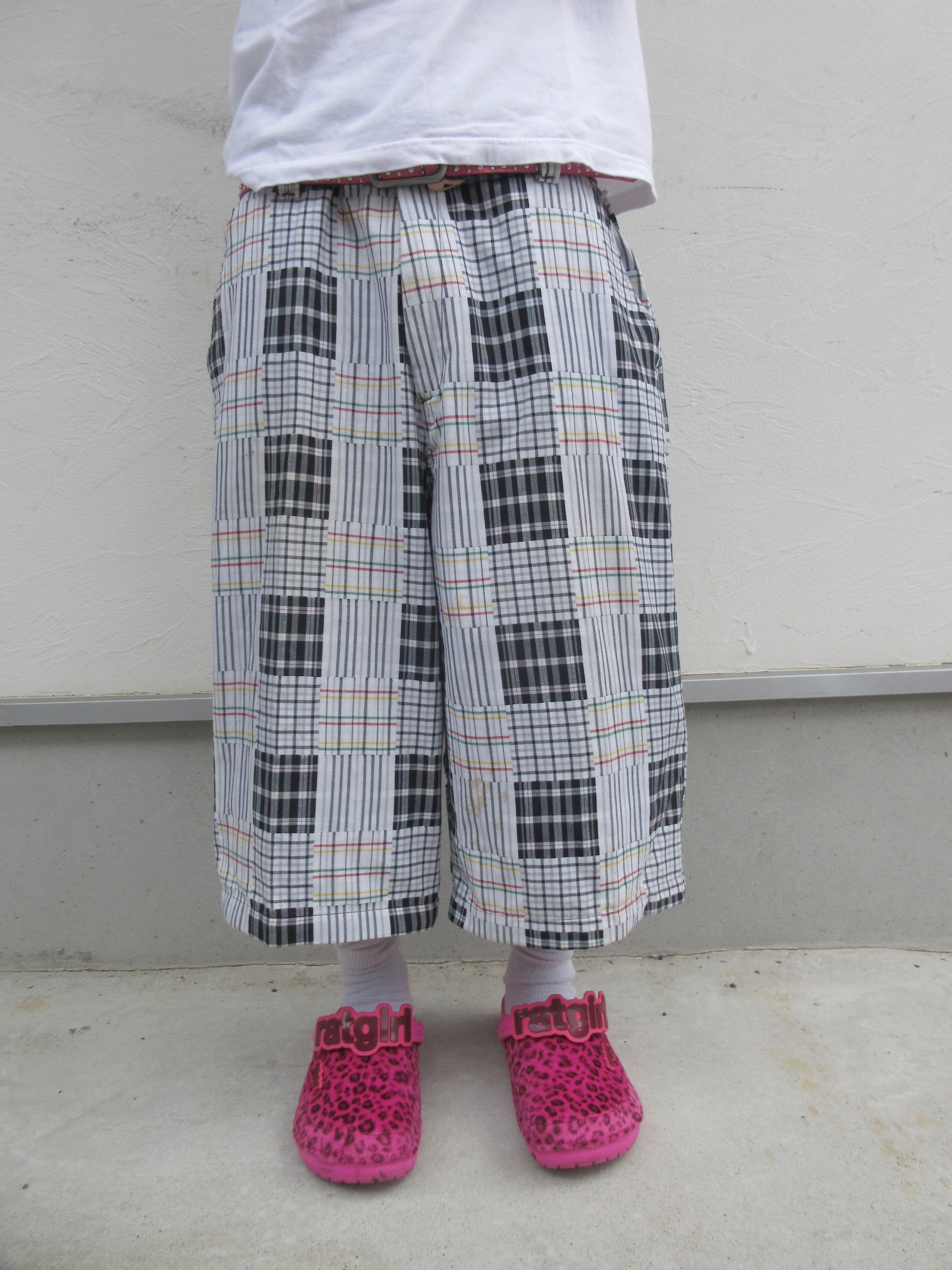 00s Caltop Super Baggy Check Shorts