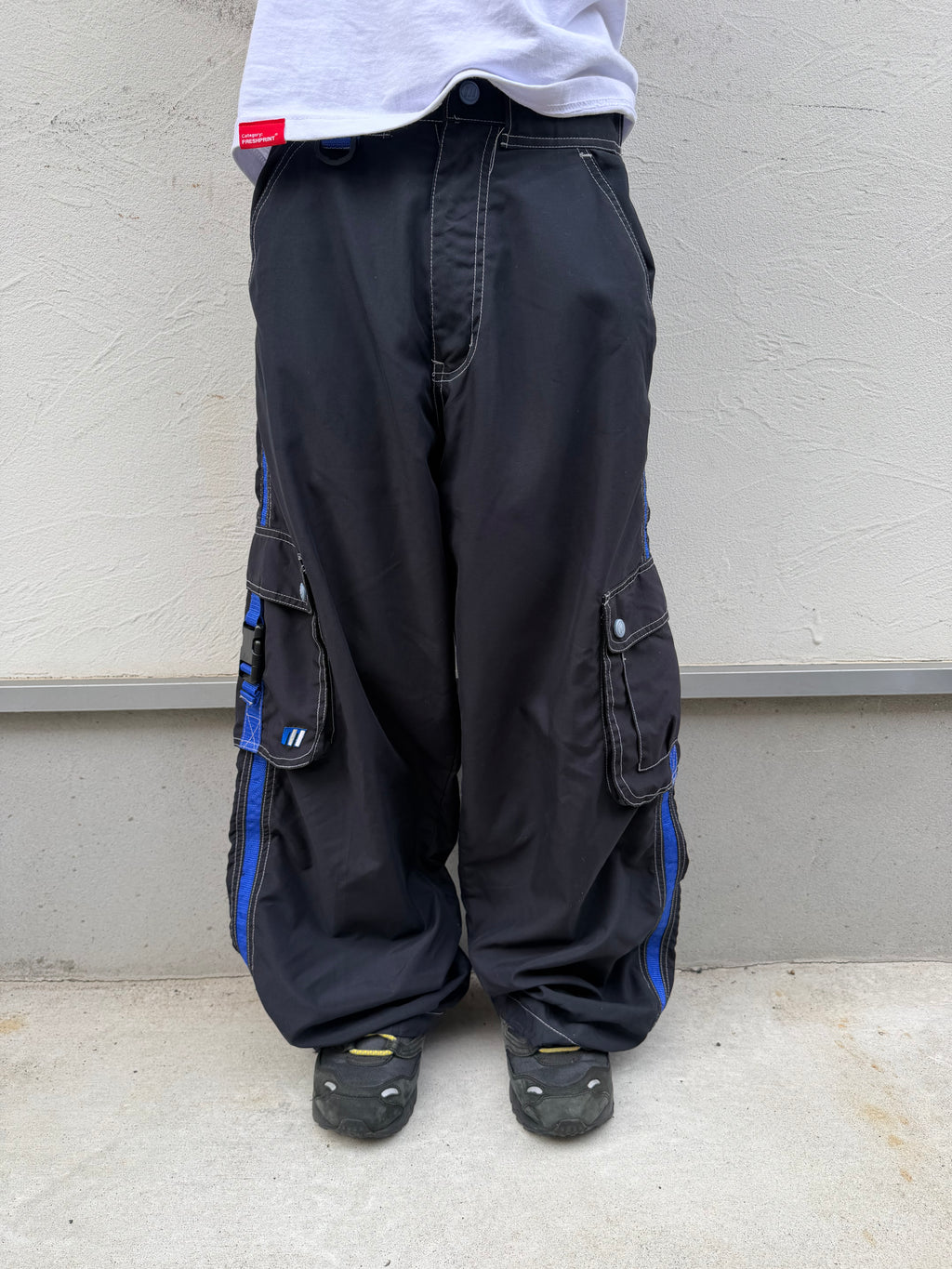 90s MAC GEAR Baggy Nylon Pants