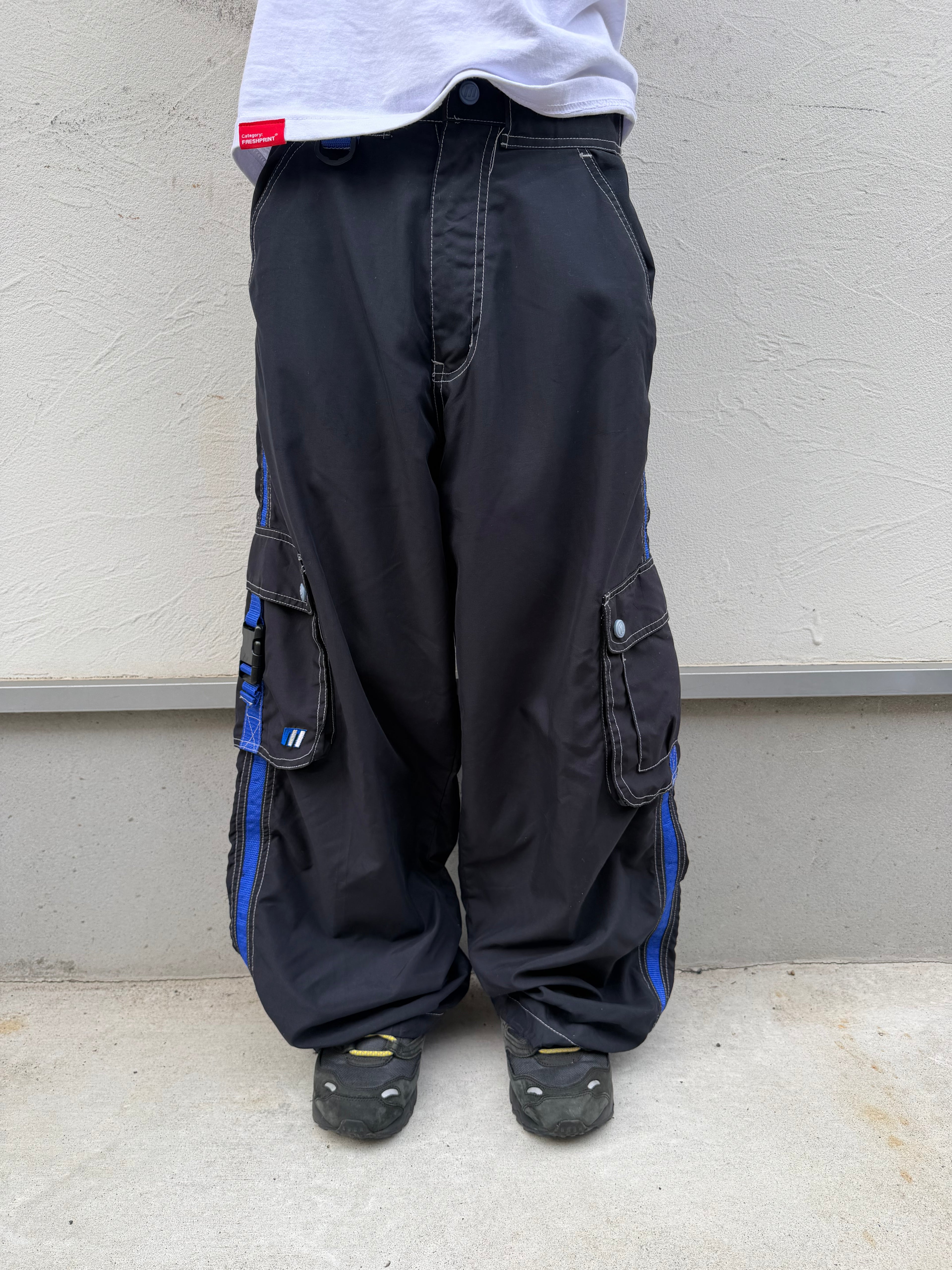 90s MAC GEAR Baggy Nylon Pants