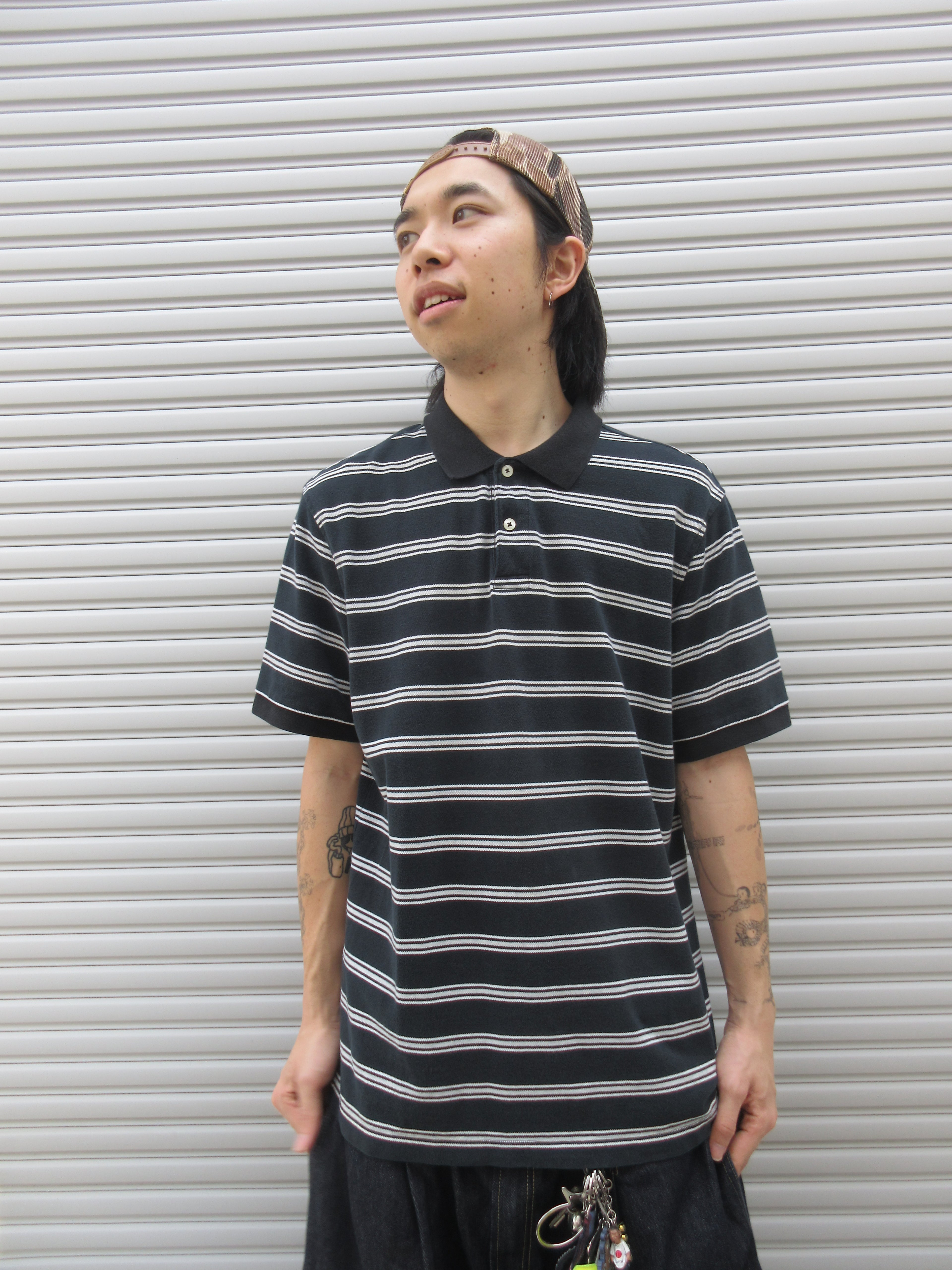 00s MERONA Border Polo Shirts