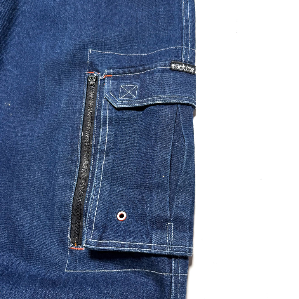 90s MACHINE Super Baggy Cargo Denim