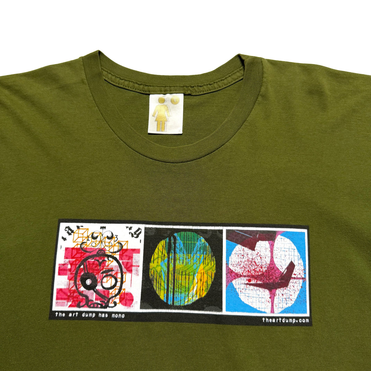 90s GIRL SKATEBOARDS Art Graphic Tee
