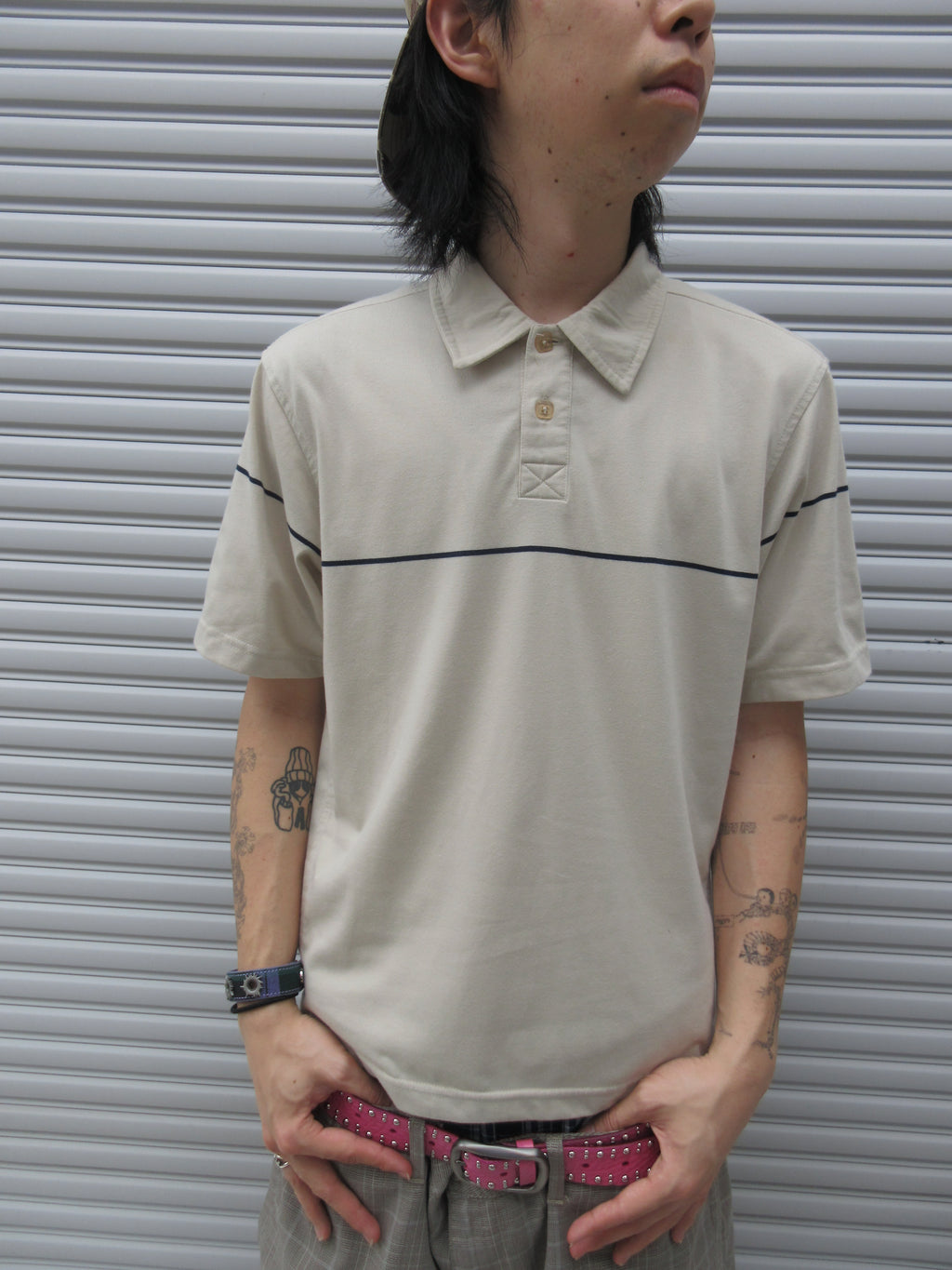 00s VANS Lining Polo Shirts