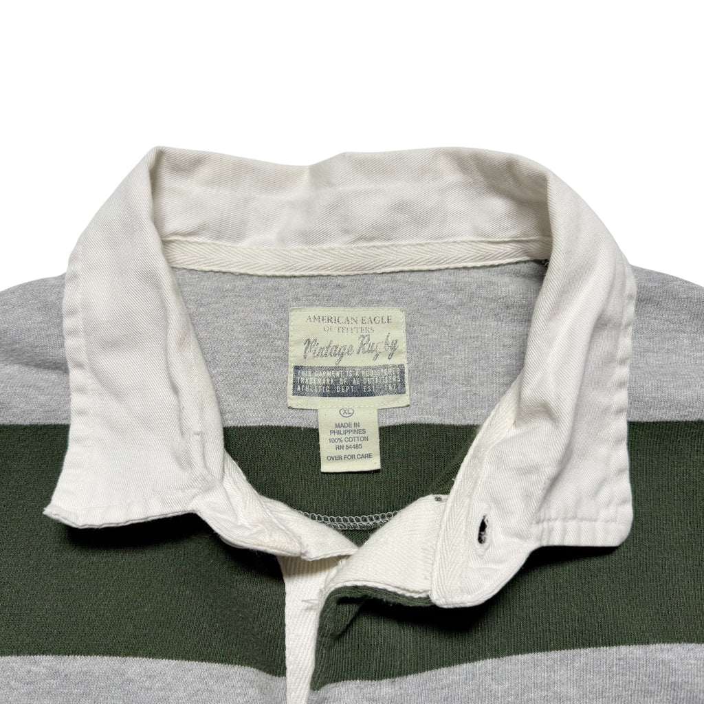 00~10s AMERICAN EAGLE Striped Rugger Shirts