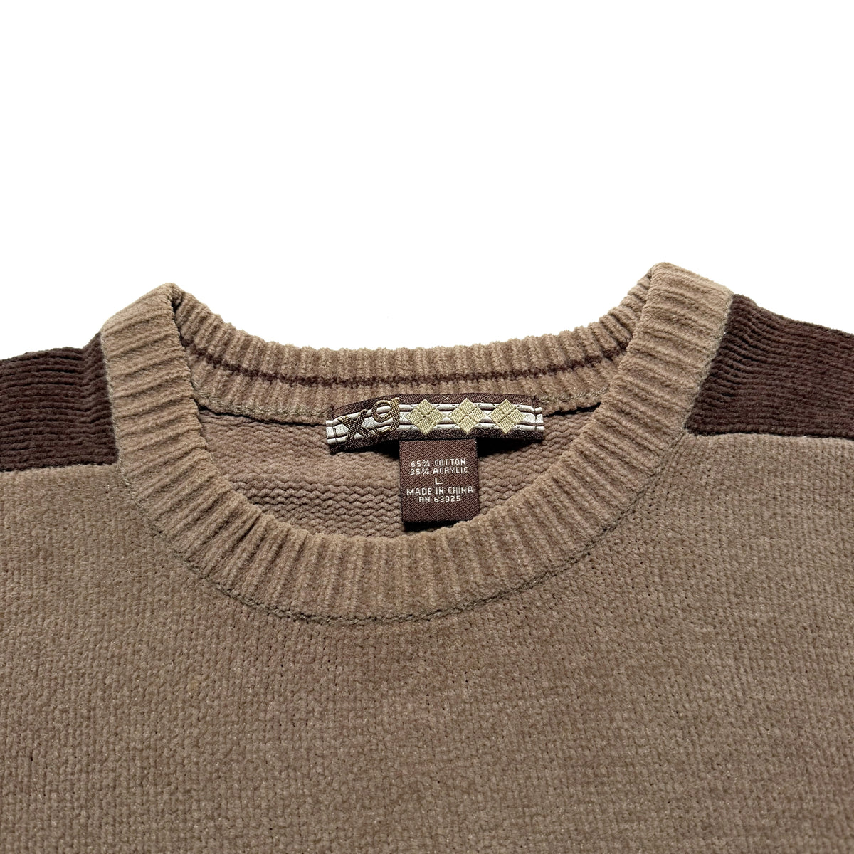 00s XG Border Lining Knit Sweater