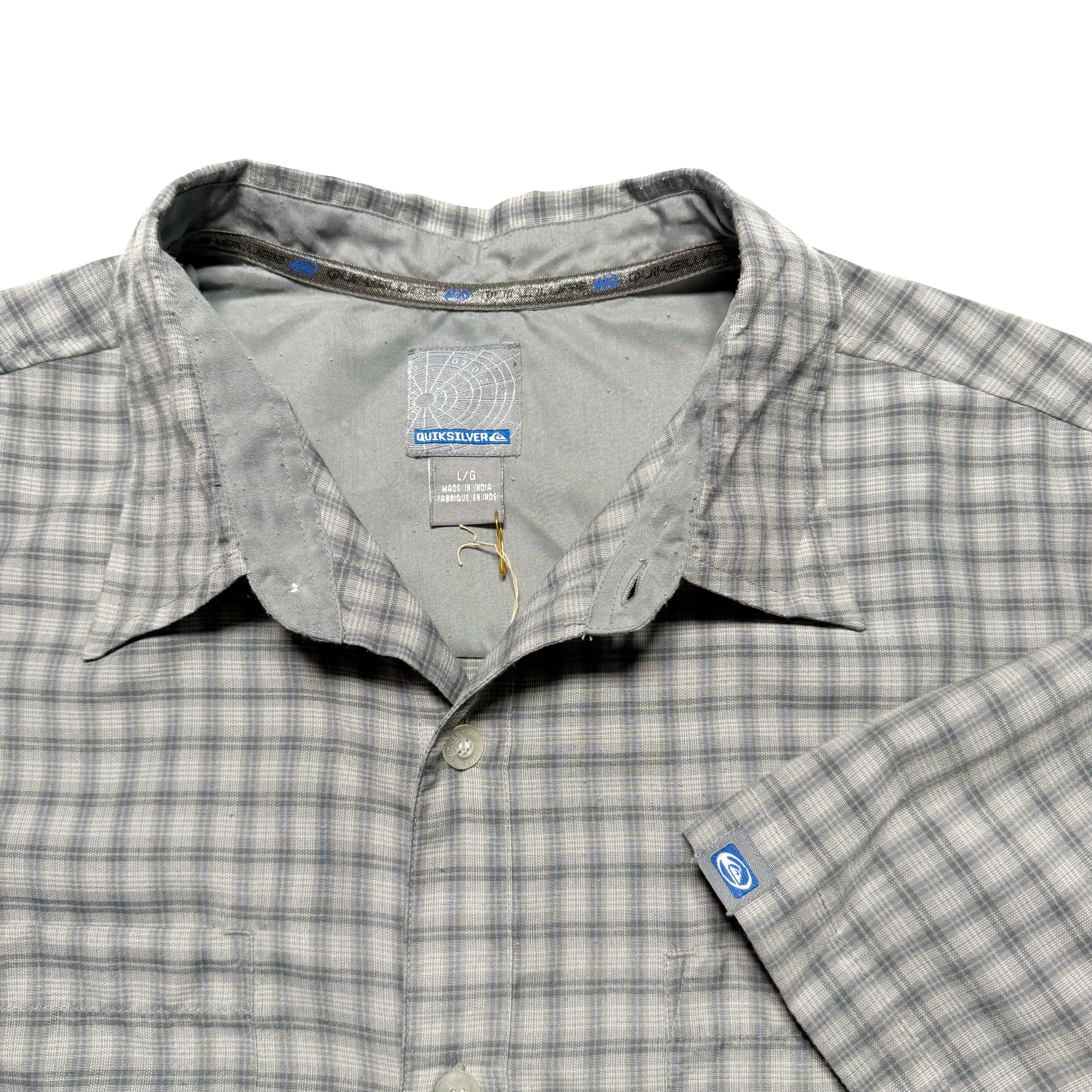 00s QUIKSILVER Check S/S Shirts
